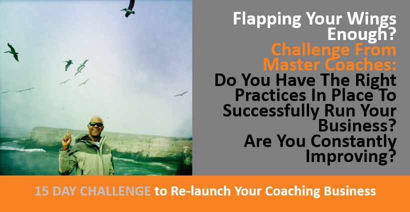 Challenge From Master Coaches - Right Practices In Place To Successfully Run Your Business, Are You Constantly Improving